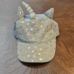 Justice Silver Star Unicorn Hat for Kids